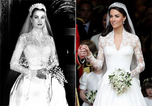 grace-Kelly-Kate-middleton-wedding-dress-comparison